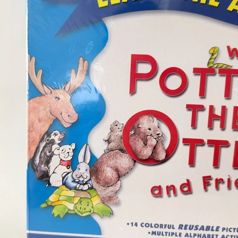 Potter The Otter & Friends Alphabet Hidden Letter Activity Set 1999 NEW Sealed